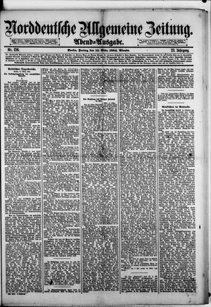 Norddeutsche allgemeine Zeitung vom 14.03.1884