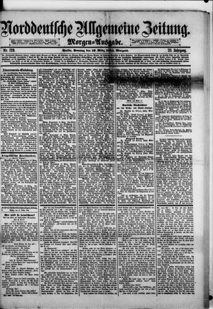 Norddeutsche allgemeine Zeitung vom 16.03.1884