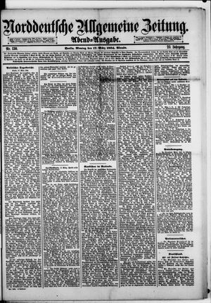 Norddeutsche allgemeine Zeitung vom 17.03.1884