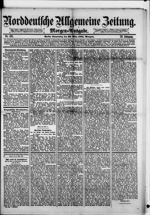 Norddeutsche allgemeine Zeitung vom 20.03.1884