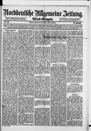 Norddeutsche allgemeine Zeitung vom 21.03.1884