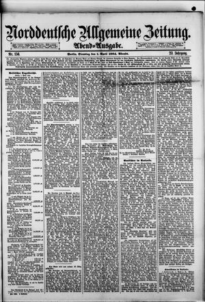 Norddeutsche allgemeine Zeitung vom 01.04.1884