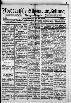 Norddeutsche allgemeine Zeitung on Apr 5, 1884