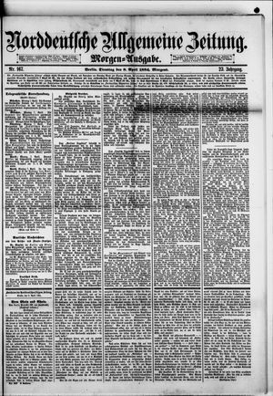 Norddeutsche allgemeine Zeitung vom 08.04.1884