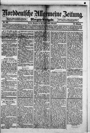 Norddeutsche allgemeine Zeitung vom 20.04.1884