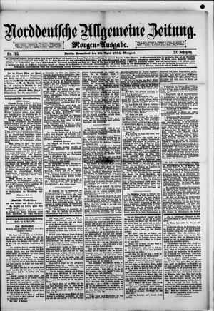 Norddeutsche allgemeine Zeitung vom 26.04.1884