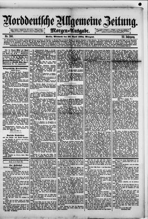 Norddeutsche allgemeine Zeitung vom 30.04.1884