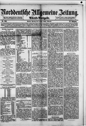 Norddeutsche allgemeine Zeitung on May 2, 1884