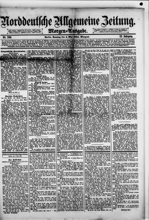 Norddeutsche allgemeine Zeitung vom 04.05.1884
