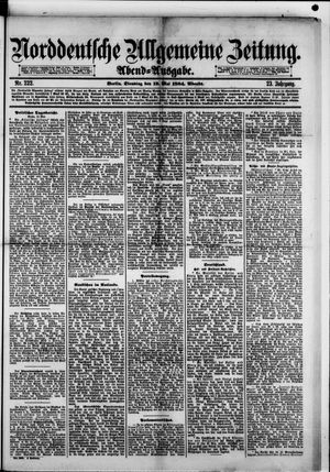 Norddeutsche allgemeine Zeitung vom 13.05.1884