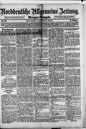 Norddeutsche allgemeine Zeitung on Jun 8, 1884