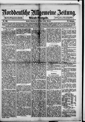Norddeutsche allgemeine Zeitung vom 10.06.1884