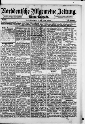 Norddeutsche allgemeine Zeitung vom 17.06.1884