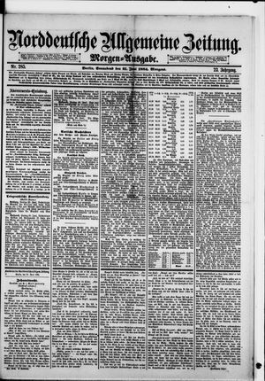 Norddeutsche allgemeine Zeitung on Jun 21, 1884