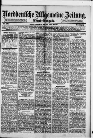 Norddeutsche allgemeine Zeitung vom 24.06.1884