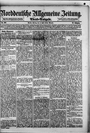 Norddeutsche allgemeine Zeitung vom 04.07.1884
