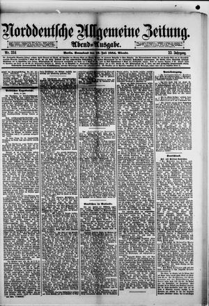 Norddeutsche allgemeine Zeitung on Jul 19, 1884
