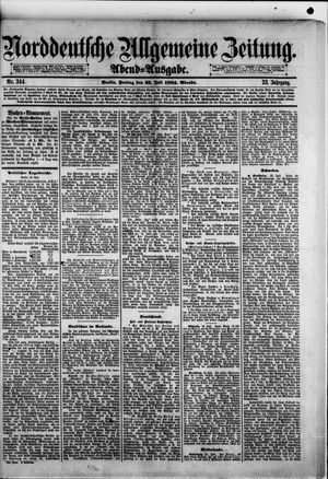 Norddeutsche allgemeine Zeitung vom 25.07.1884