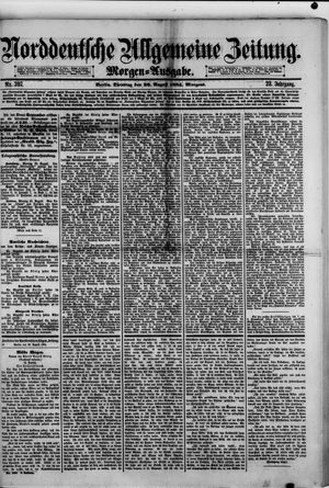Norddeutsche allgemeine Zeitung vom 26.08.1884