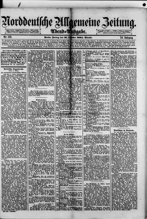 Norddeutsche allgemeine Zeitung vom 31.10.1884