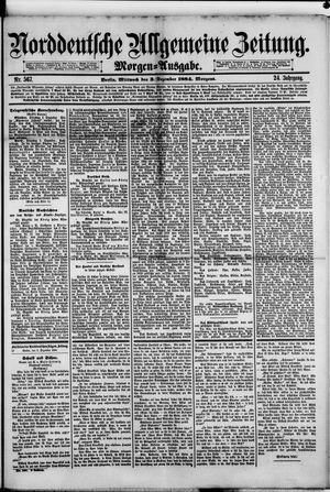 Norddeutsche allgemeine Zeitung vom 03.12.1884