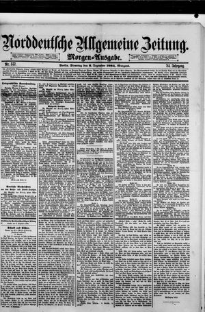Norddeutsche allgemeine Zeitung vom 09.12.1884