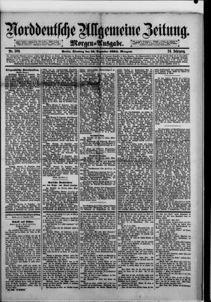 Norddeutsche allgemeine Zeitung vom 16.12.1884