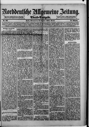 Norddeutsche allgemeine Zeitung vom 17.12.1884