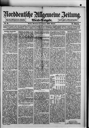Norddeutsche allgemeine Zeitung vom 07.01.1885