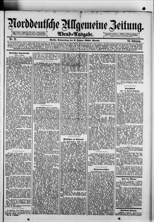 Norddeutsche allgemeine Zeitung on Jan 8, 1885