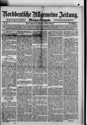 Norddeutsche allgemeine Zeitung vom 13.01.1885