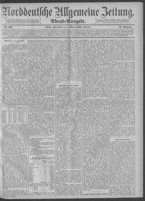 Norddeutsche allgemeine Zeitung vom 04.03.1885
