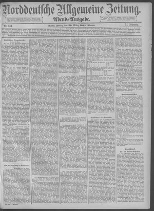 Norddeutsche allgemeine Zeitung vom 20.03.1885