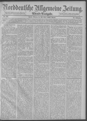 Norddeutsche allgemeine Zeitung vom 23.03.1885