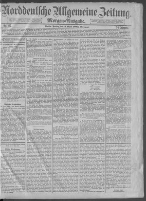 Norddeutsche allgemeine Zeitung on Apr 3, 1885