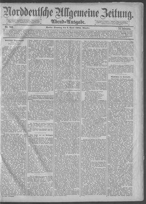 Norddeutsche allgemeine Zeitung on Apr 7, 1885