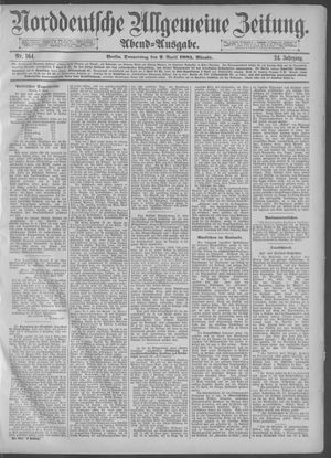 Norddeutsche allgemeine Zeitung on Apr 9, 1885