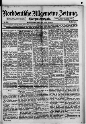Norddeutsche allgemeine Zeitung vom 06.05.1885