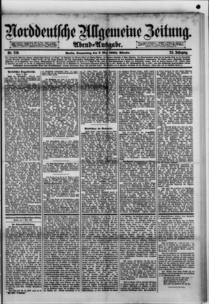 Norddeutsche allgemeine Zeitung on May 7, 1885