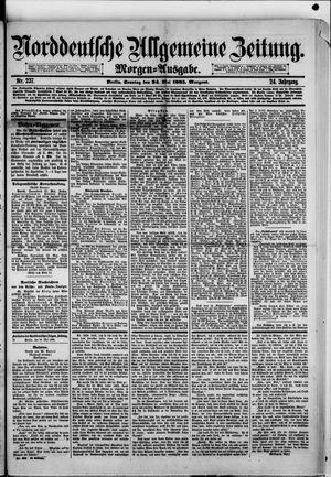 Norddeutsche allgemeine Zeitung vom 24.05.1885