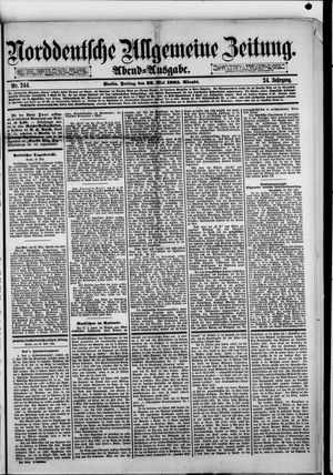 Norddeutsche allgemeine Zeitung on May 29, 1885
