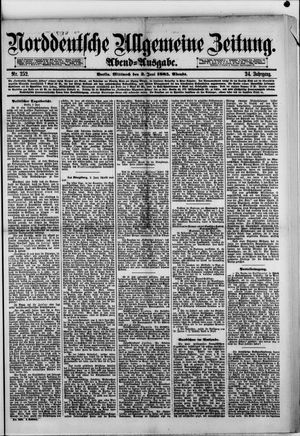 Norddeutsche allgemeine Zeitung on Jun 3, 1885