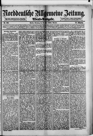 Norddeutsche allgemeine Zeitung vom 09.06.1885