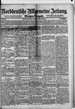 Norddeutsche allgemeine Zeitung on Jun 14, 1885