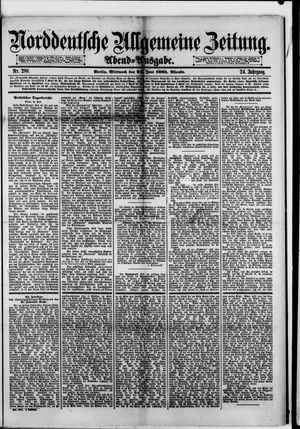 Norddeutsche allgemeine Zeitung vom 24.06.1885