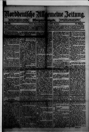 Norddeutsche allgemeine Zeitung on Jun 25, 1885