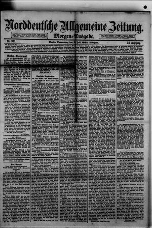 Norddeutsche allgemeine Zeitung vom 02.07.1885