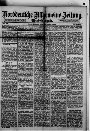 Norddeutsche allgemeine Zeitung on Jul 4, 1885