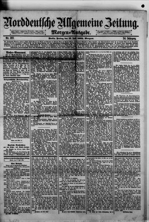 Norddeutsche allgemeine Zeitung on Jul 17, 1885