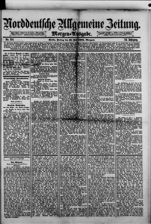Norddeutsche allgemeine Zeitung vom 31.07.1885